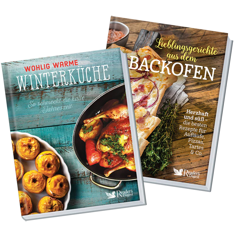 2er-Kochbuch-Set: Wohlig warme Winterküche + Lieblingsgerichte aus dem Backofen