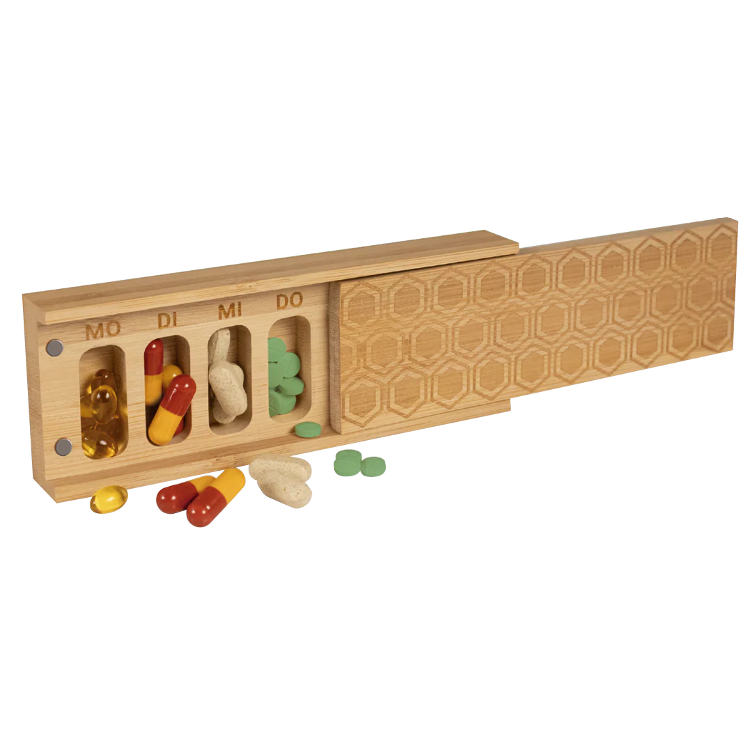 Tablettenbox aus Bambus - Image 2