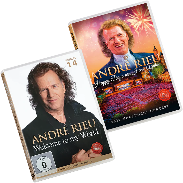 DVD Set - André Rieu - Happy Days + Welcome To My World