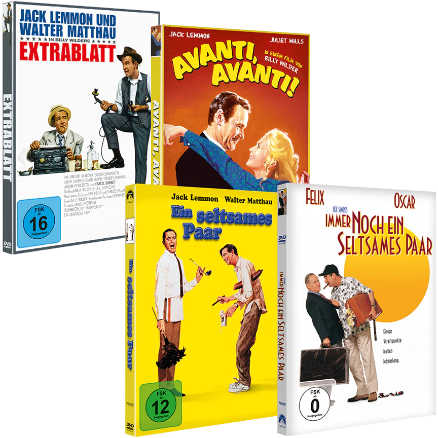 Jack Lemmon und Walter Matthau: Ein seltsames Paar ... (4 Filme)