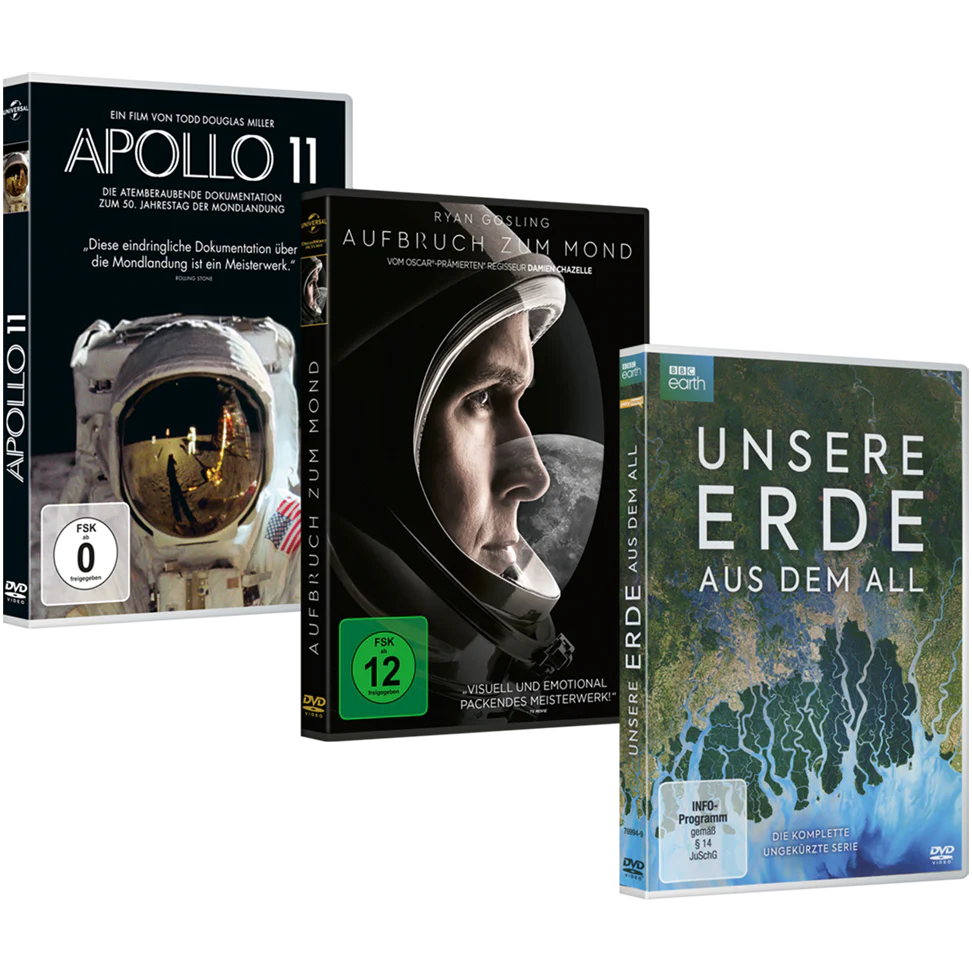 Apollo 11 / Aufbruch zum Mond + Unsere Erde aus dem All (Doku)