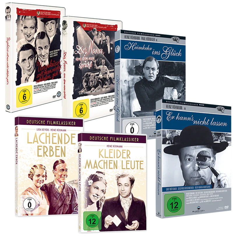 Heinz Rühmann: Heimkehr ins Glück / Kleider machen Leute ... (6 Filme)
