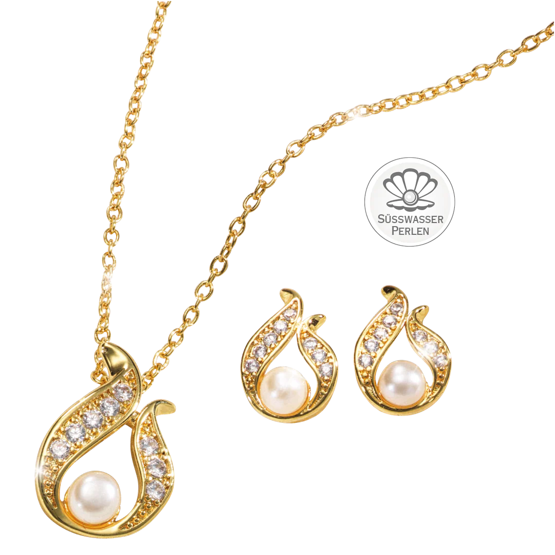 Schmuck-Set »Perlen & Zirkonia«