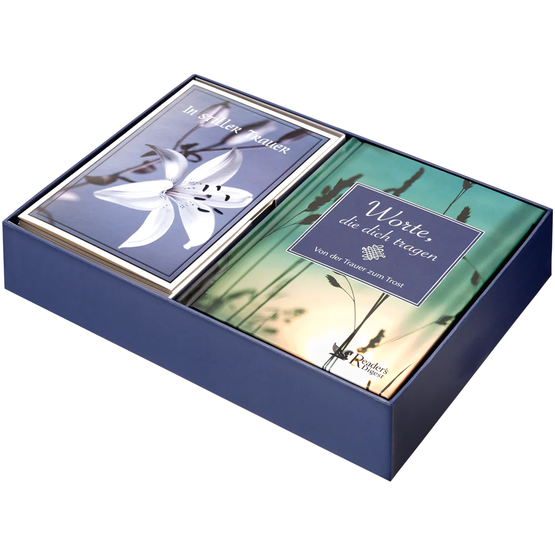 Trauerkarten-Set mit Buch - Image 3
