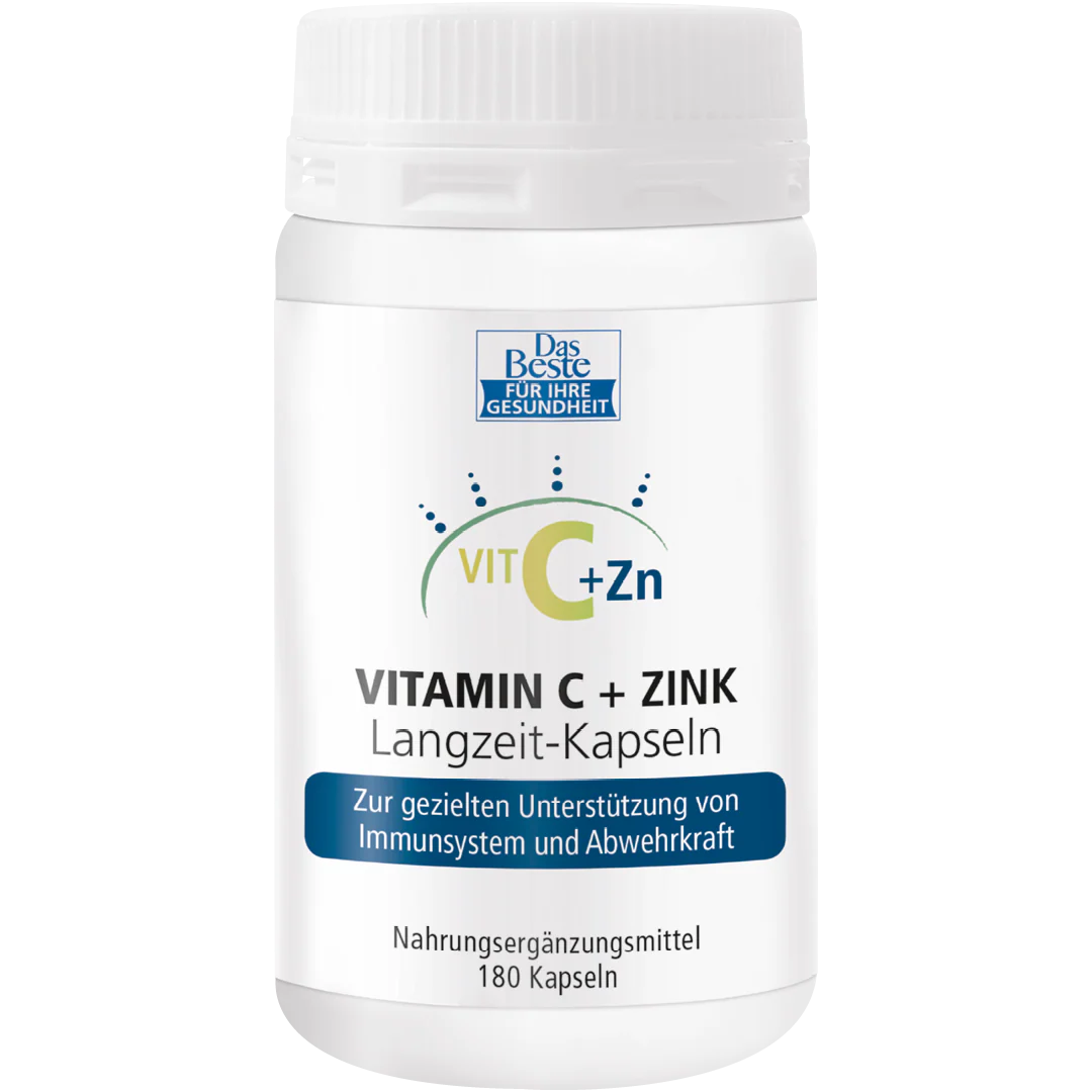Vitamin C + Zink Langzeit-Kapseln